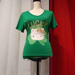 Hello Kitty St. Patrick's day Shirt